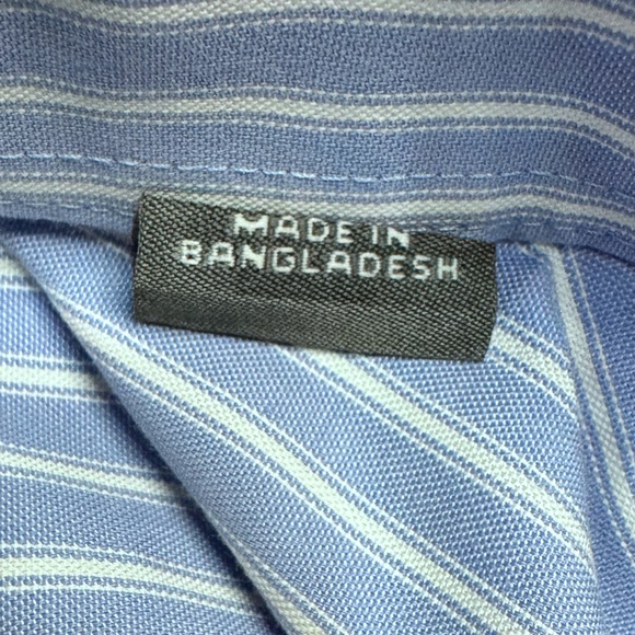 Kenneth Cole-Reaction Men’s Long Sleeve Button Down Shirt Large (16-16.5 32-33) - Picture 4 of 5